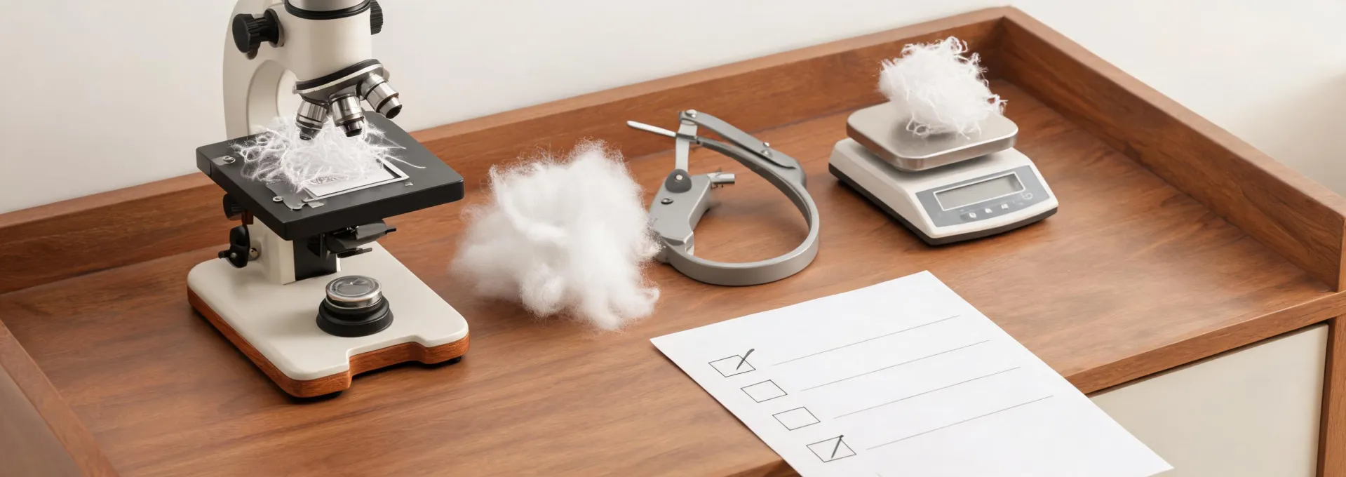 Independent inspection of polyester fiber and insulation evidence